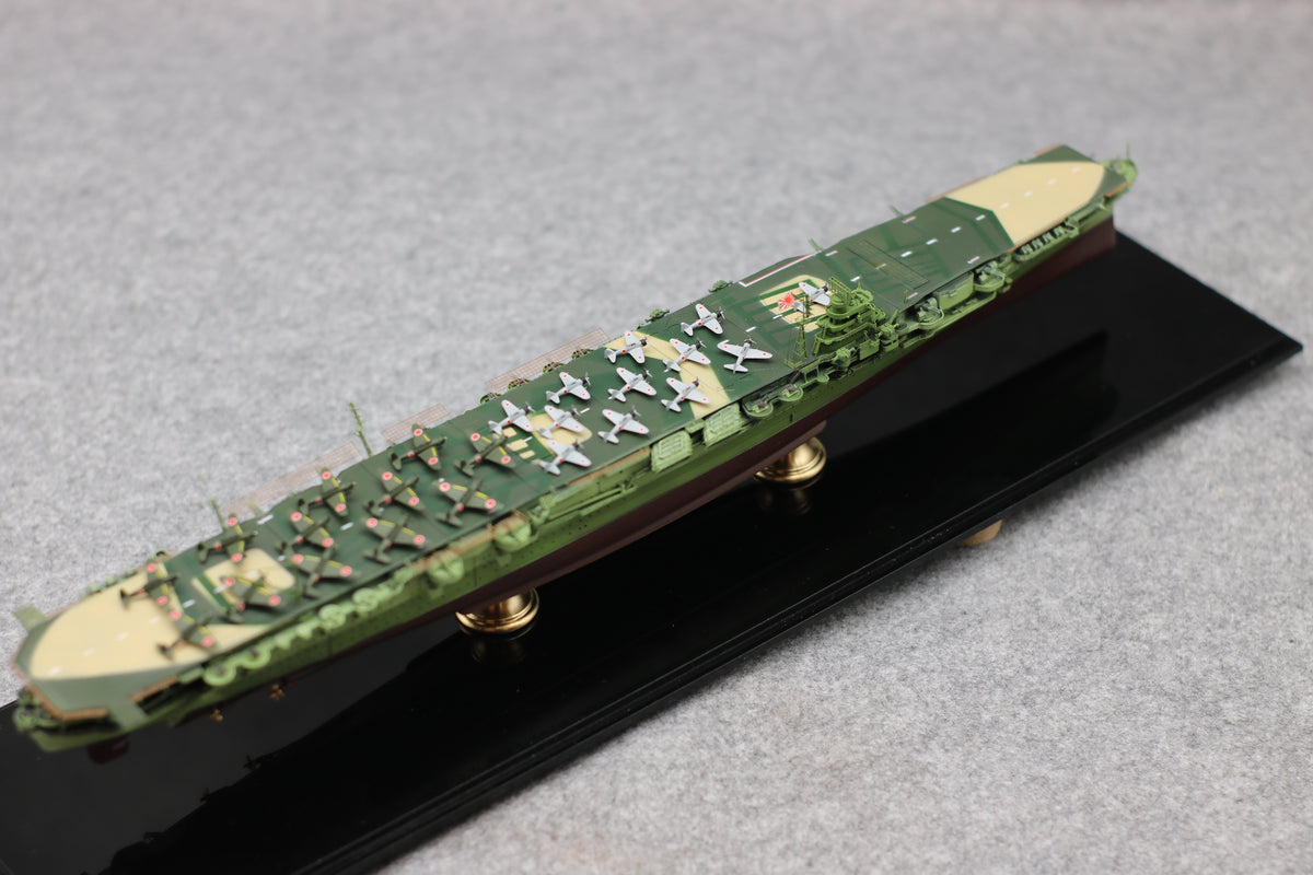 1:700 IJN Zuikaku Aircraft Carrier Model – Hand-Built WWII Imperial Japanese Navy Carrier