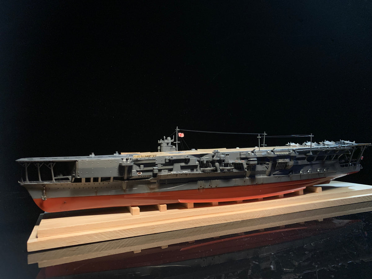 1:700 IJN Kaga — Carrier of the 1st Carrier Division, Combined Fleet | Display Model