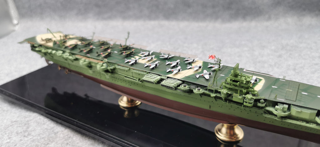1:700 IJN Zuikaku Aircraft Carrier Model – Hand-Built WWII Imperial Japanese Navy Carrier