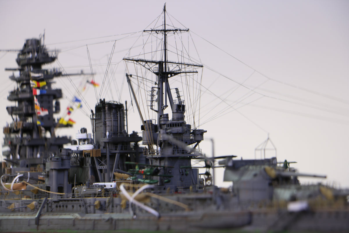1:350 IJN Nagato Battleship Model | Handcrafted Collector's Edition