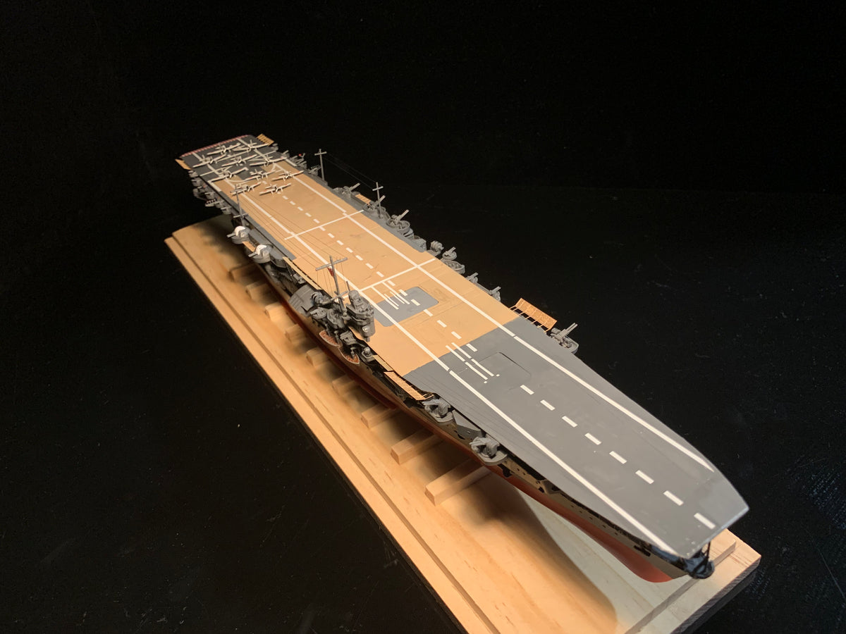 1:700 IJN Kaga — Carrier of the 1st Carrier Division, Combined Fleet | Display Model