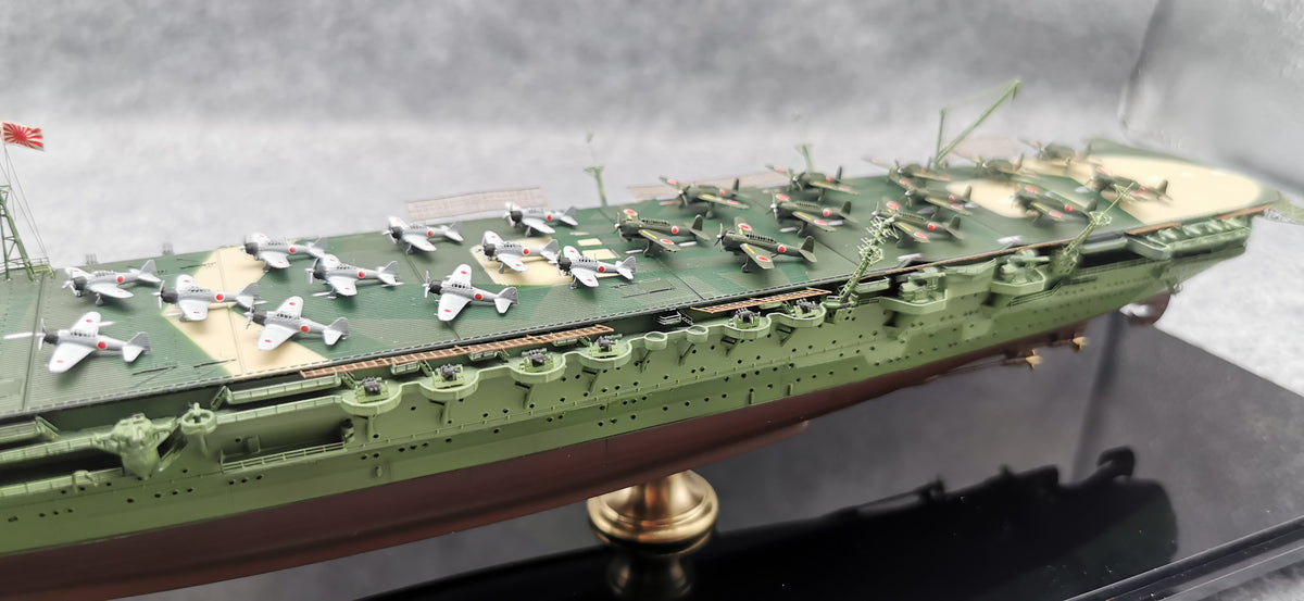 1:700 IJN Zuikaku Aircraft Carrier Model – Hand-Built WWII Imperial Japanese Navy Carrier