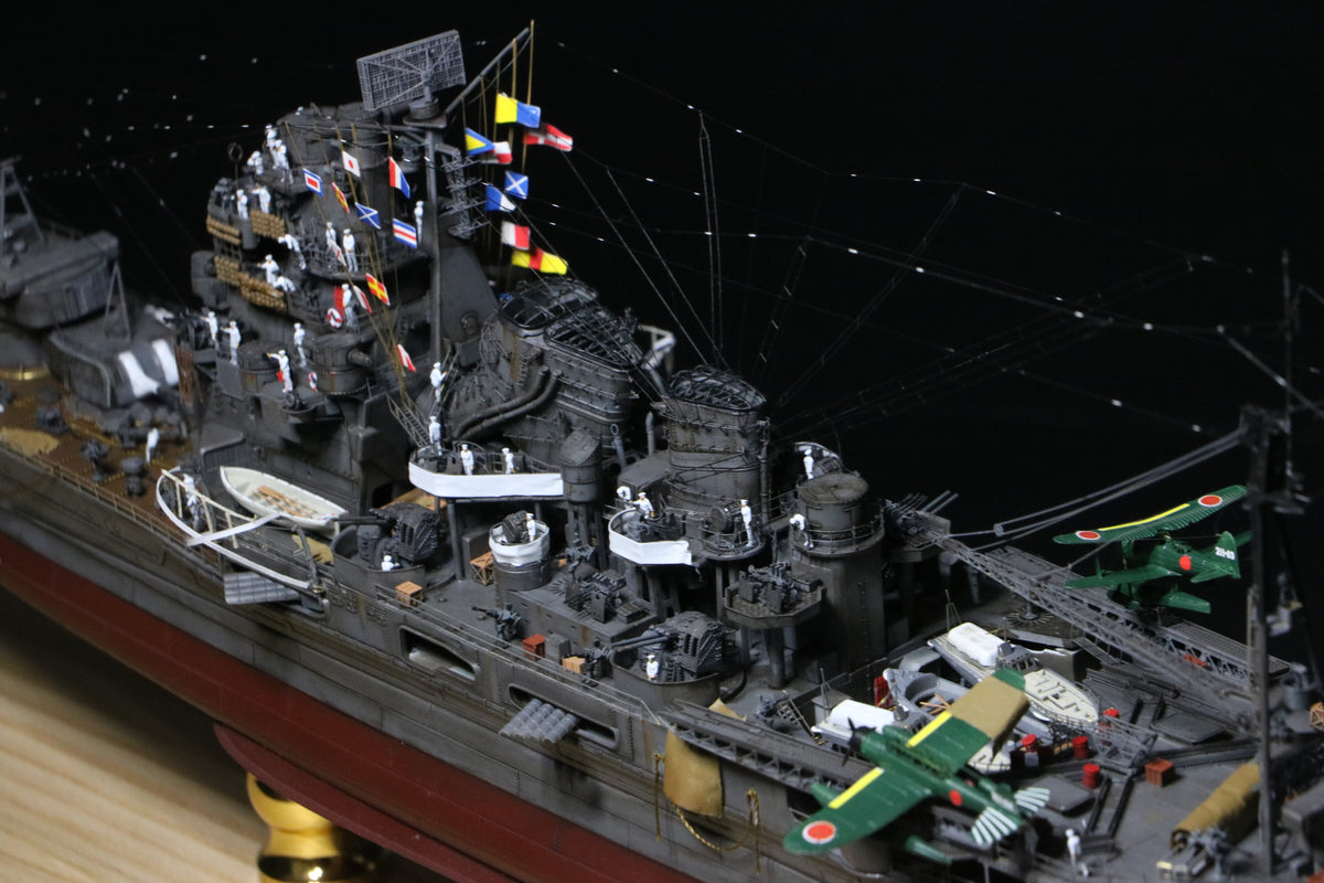 1:700 IJN Maya Heavy Cruiser – Handcrafted Scale Model