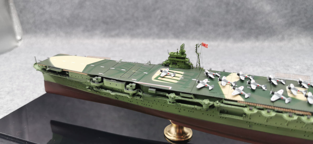1:700 IJN Zuikaku Aircraft Carrier Model – Hand-Built WWII Imperial Japanese Navy Carrier
