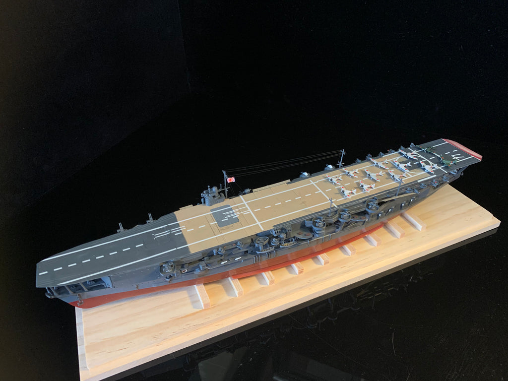 1:700 IJN Kaga — Carrier of the 1st Carrier Division, Combined Fleet | Display Model