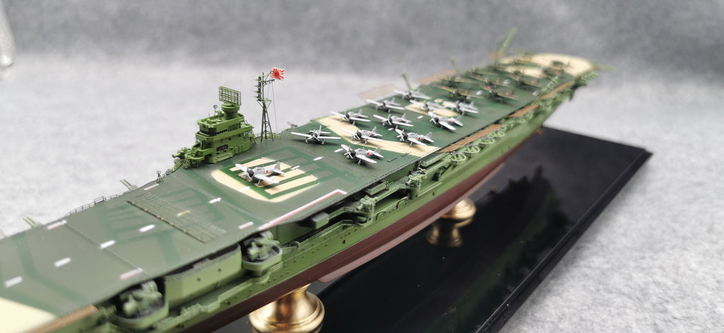 1:700 IJN Zuikaku Aircraft Carrier Model – Hand-Built WWII Imperial Japanese Navy Carrier