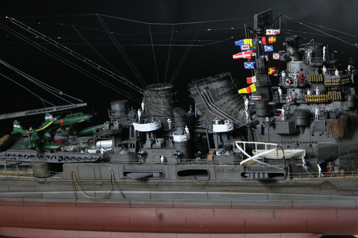 1:700 IJN Maya Heavy Cruiser – Handcrafted Scale Model