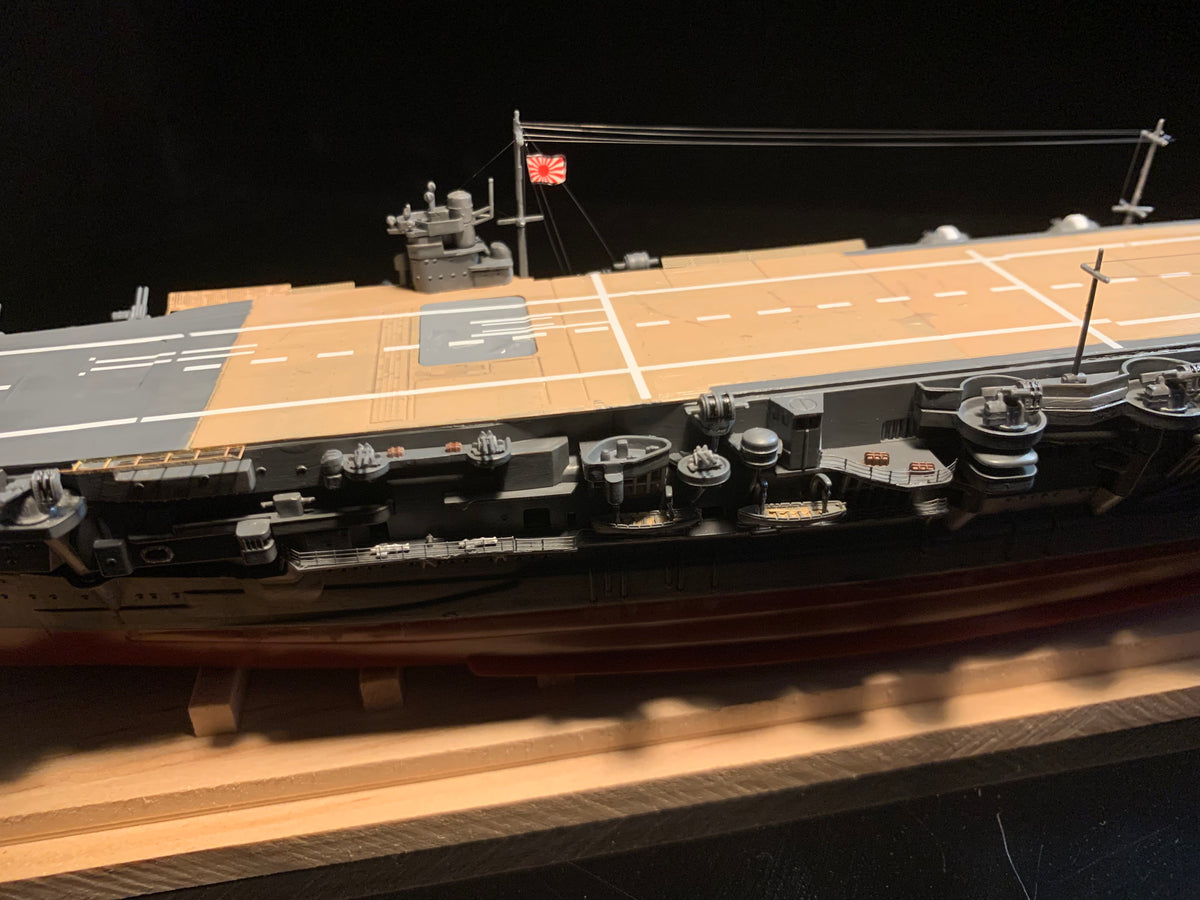1:700 IJN Kaga — Carrier of the 1st Carrier Division, Combined Fleet | Display Model